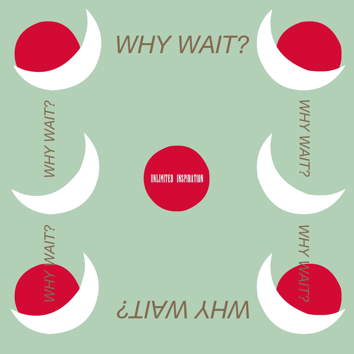 Why Wait? Silk Bandana - Jackpot Green