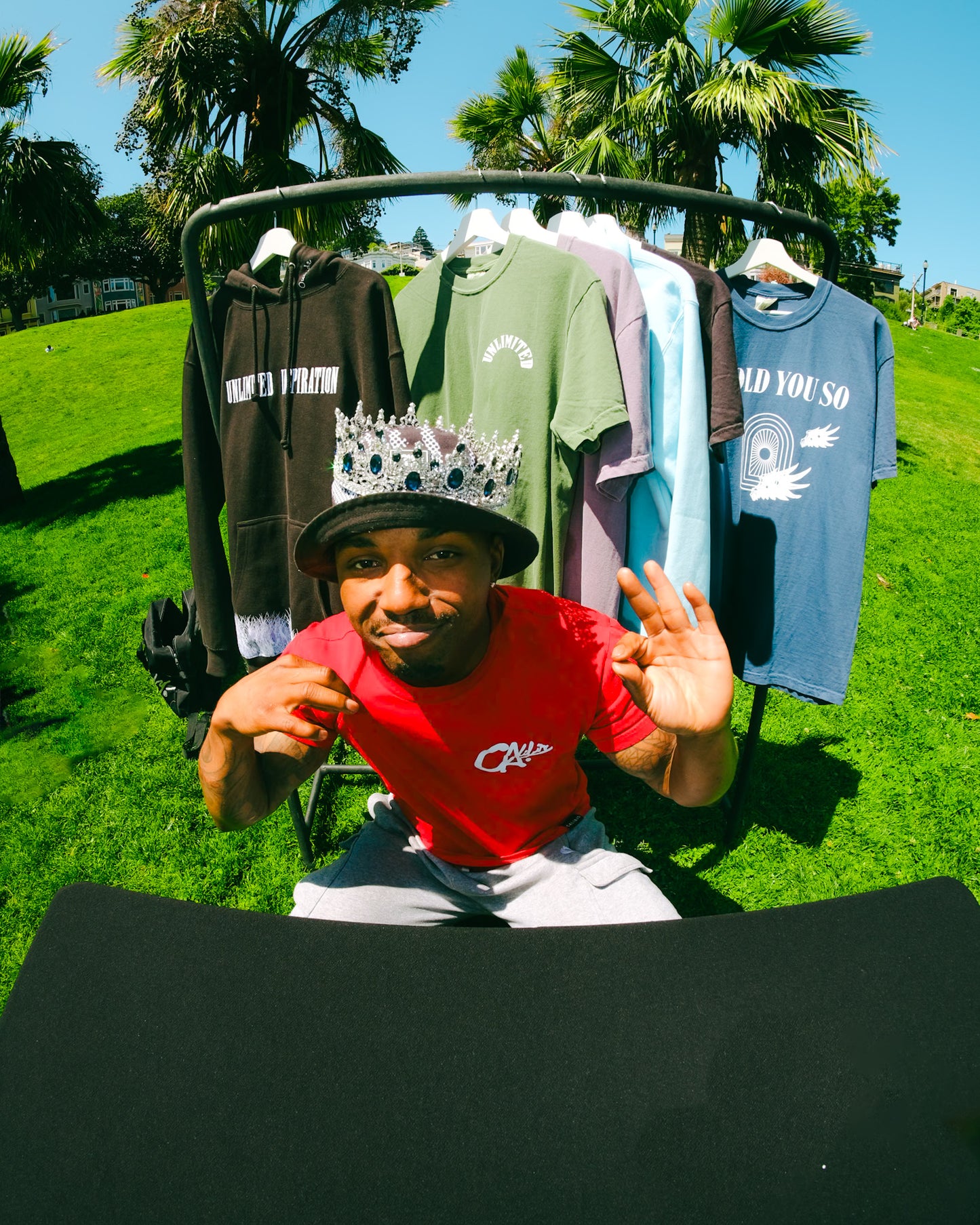 Decade Green Smiley Tee