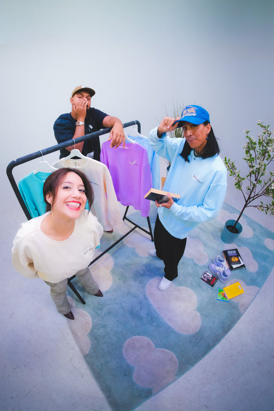 Why Wait? Crewneck - Me, Myself & I Blue