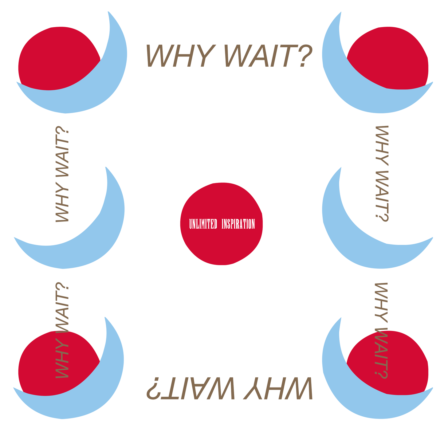 Why Wait? Silk Bandana - Ice White